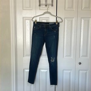 AG skinny ankle jean size 27R